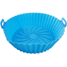 Molde Air Fryer Siliconado Azul